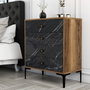 Hanah Home Cómoda Lizbon 541 Nogal y Negro